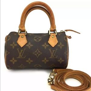 Louis Vuitton speedy mini nano crossbody